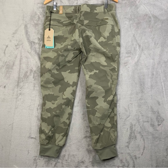 Prana Sky Canyon Joggers. Green Camo. Women’s Prana Size 10. (NWT). - Picture 2 of 8